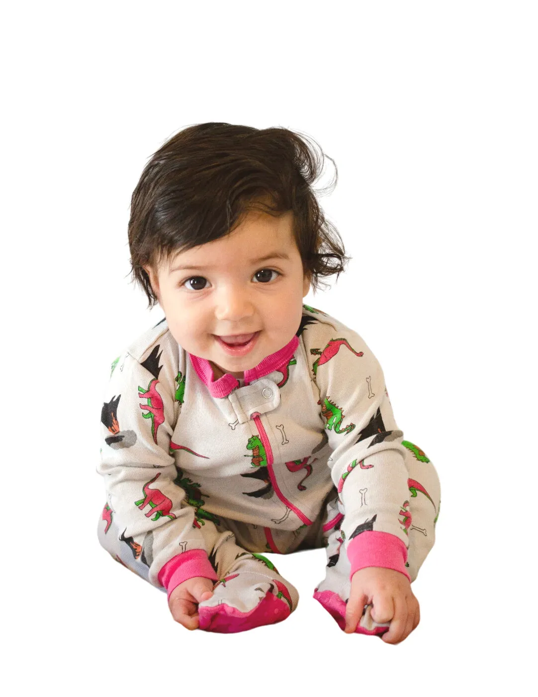 Baby Footed Dinosaur Pajamas