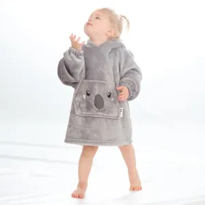 Baby Novelty Oversized Plush Hoodie - Koala (18m - 3Years)(PK4) 18C940