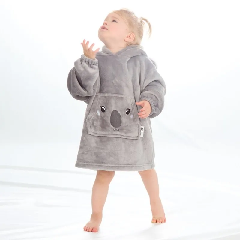 Baby Novelty Oversized Plush Hoodie - Koala (18m - 3Years)(PK4) 18C940