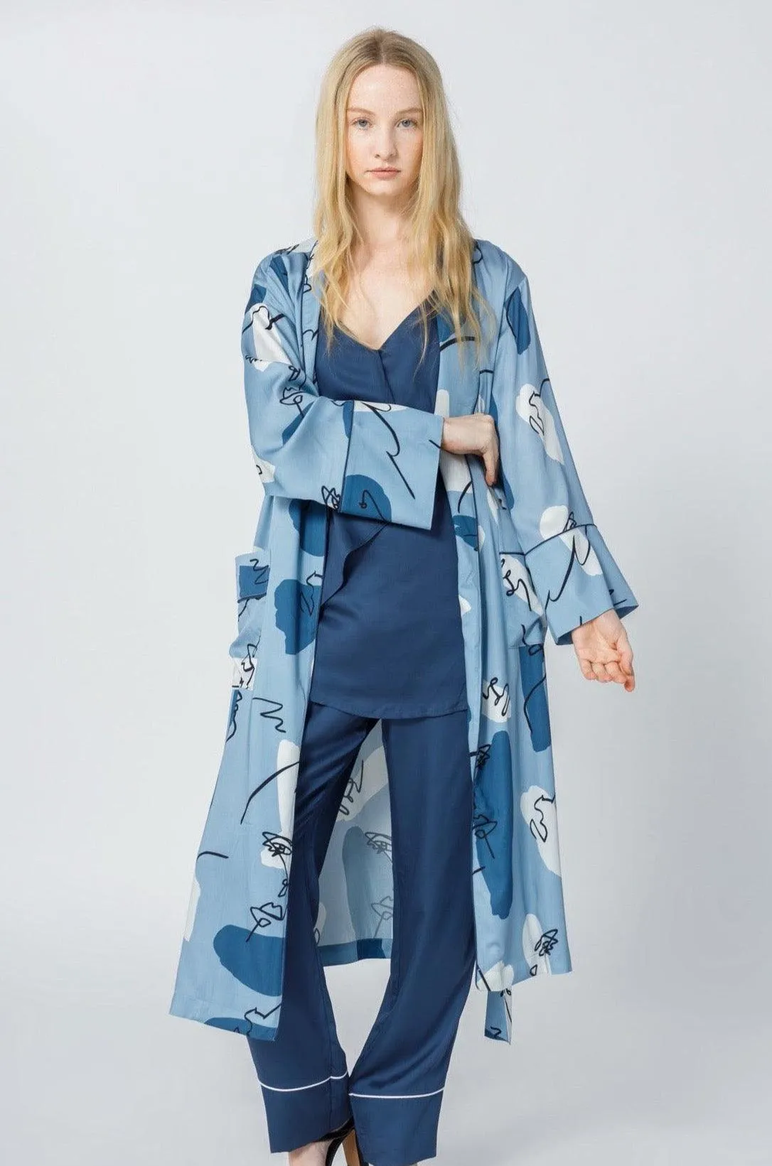 Bamboo Patterned Robe