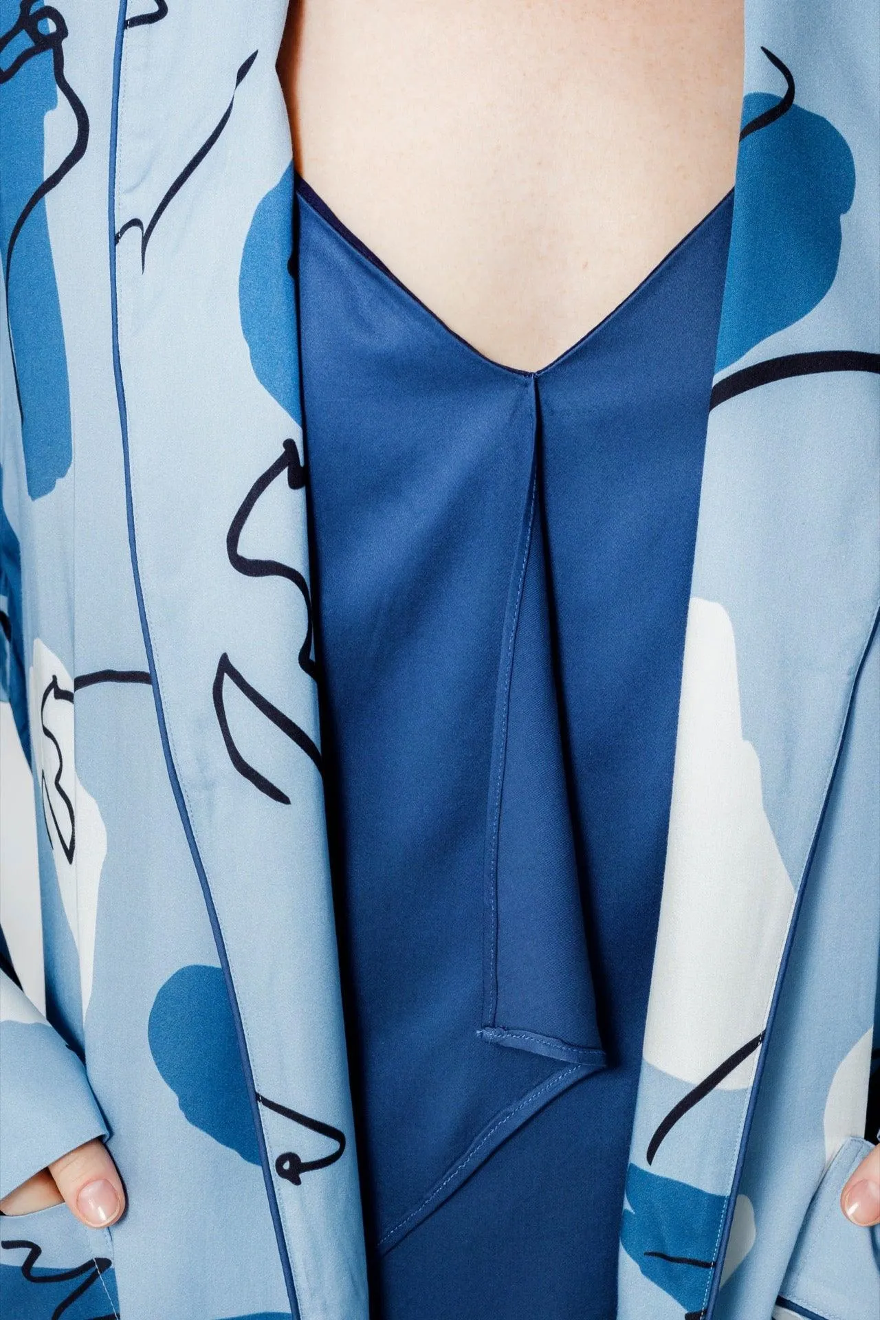 Bamboo Patterned Robe