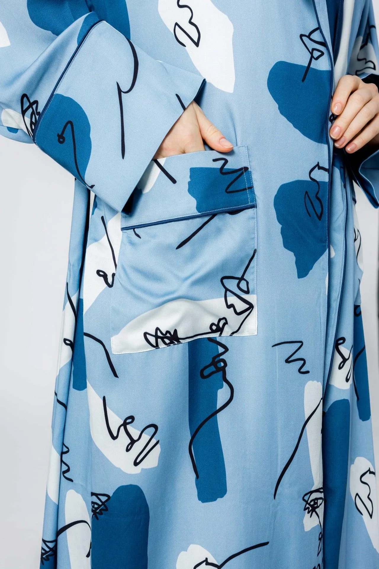 Bamboo Patterned Robe