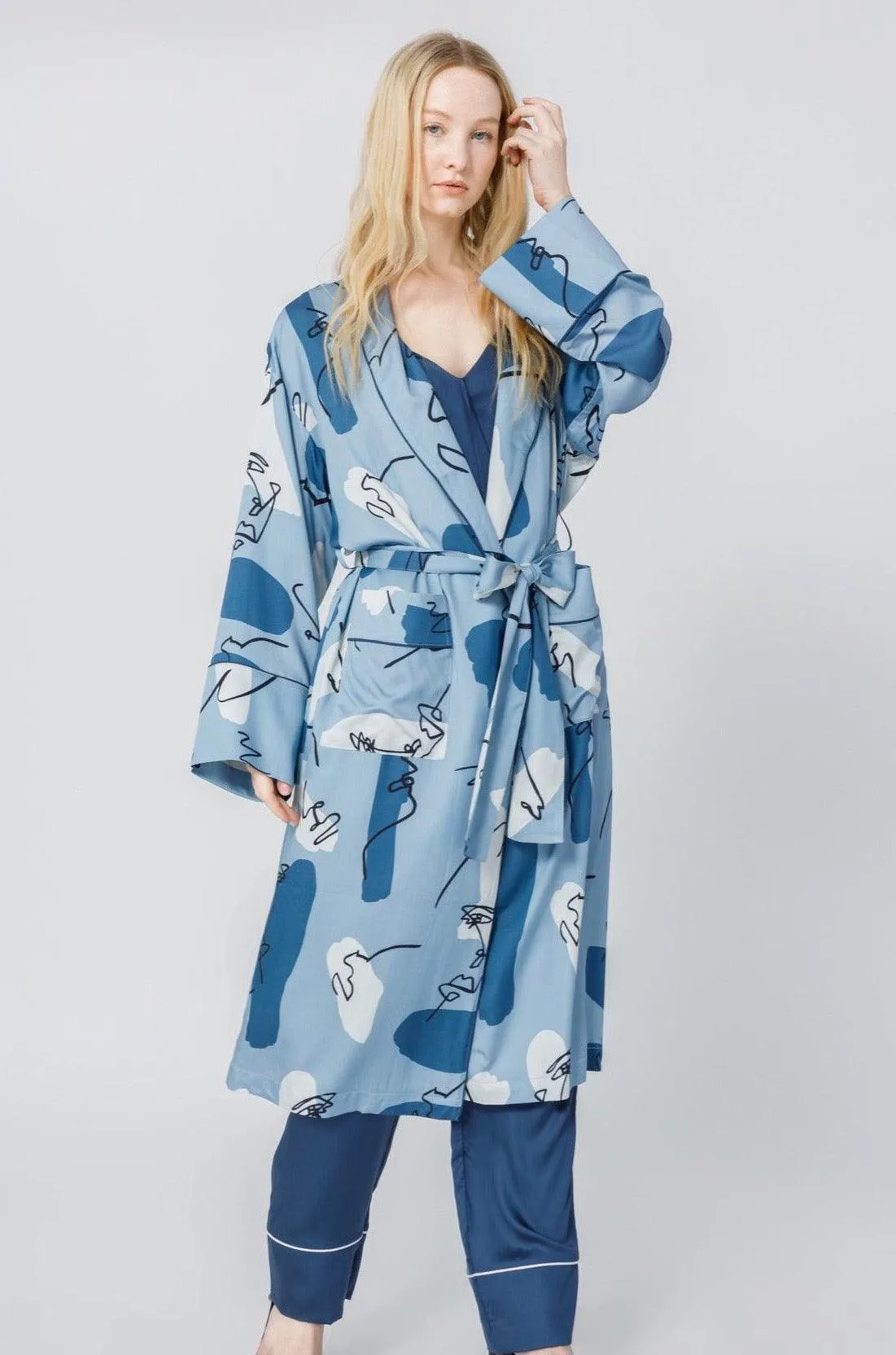 Bamboo Patterned Robe
