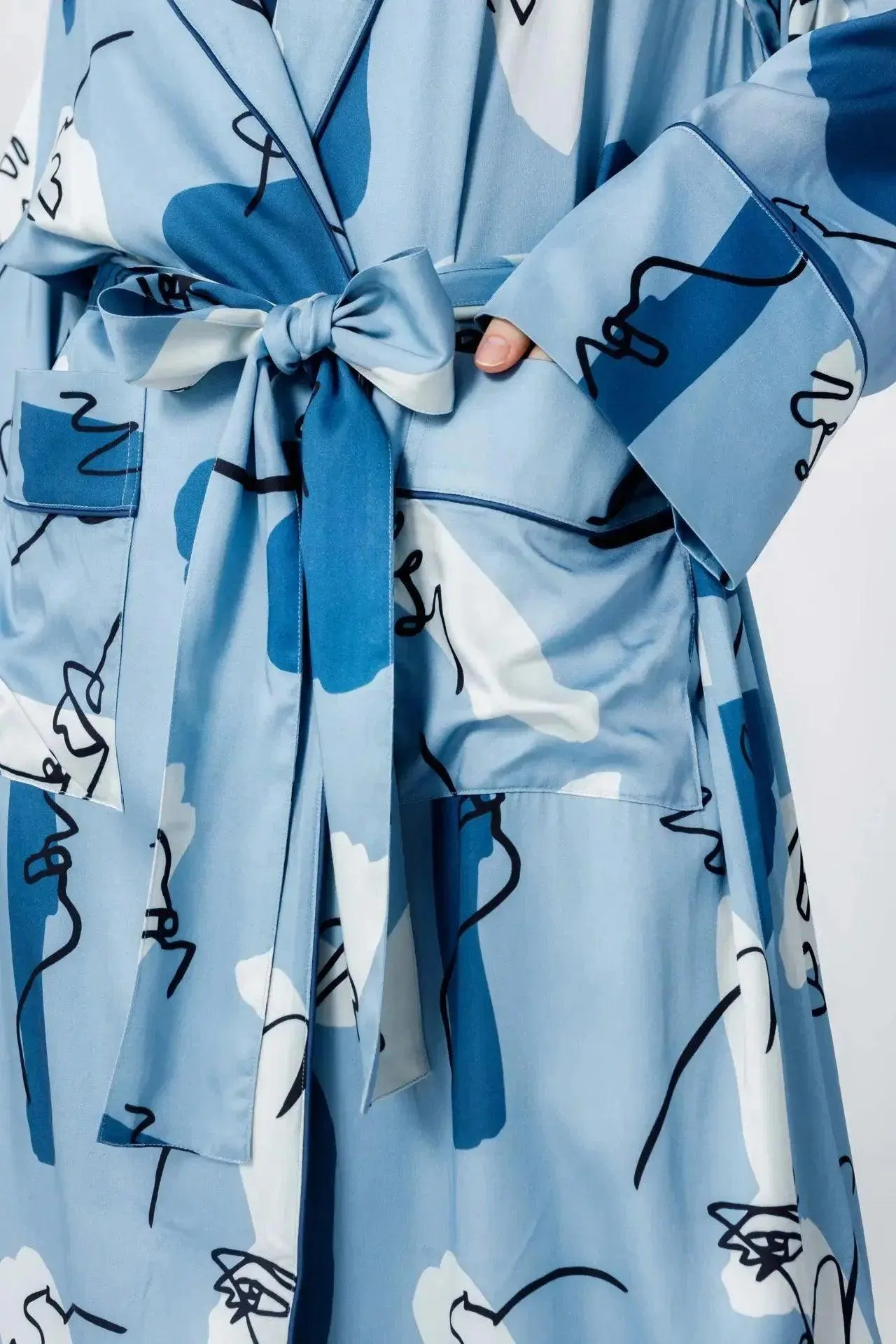 Bamboo Patterned Robe
