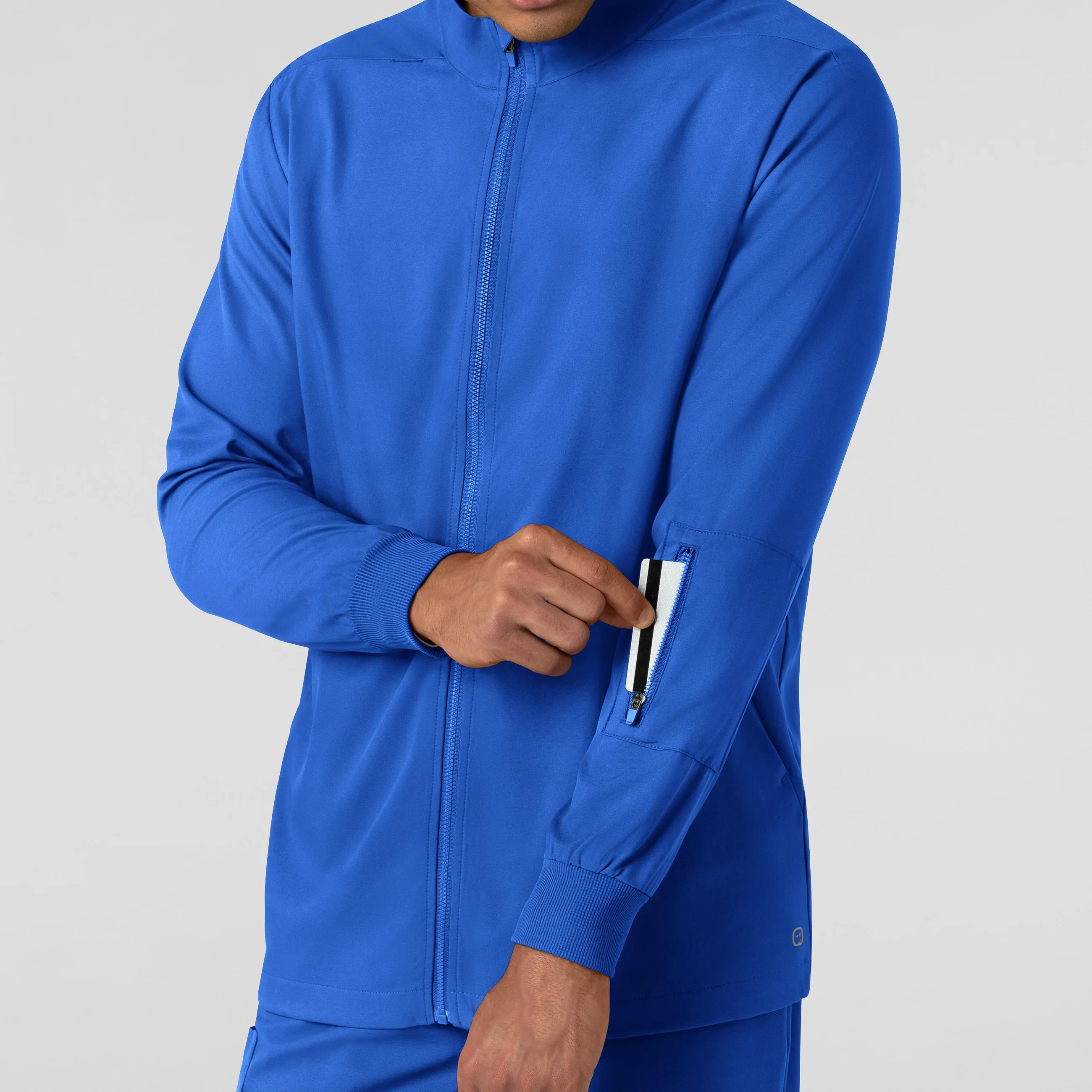 Boundless Men's Warm Up Scrub Jacket - Royal