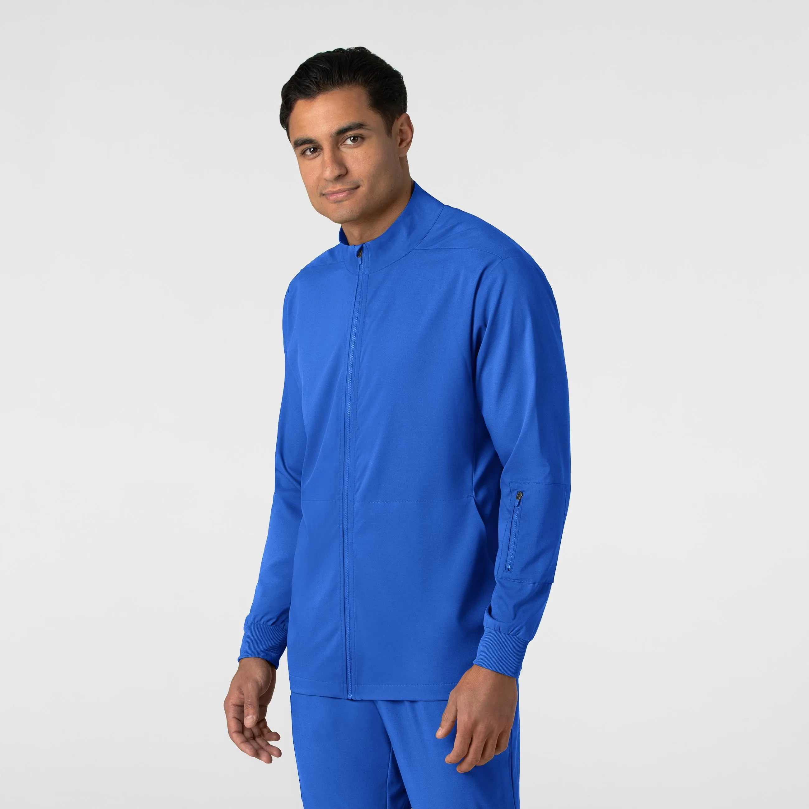 Boundless Men's Warm Up Scrub Jacket - Royal
