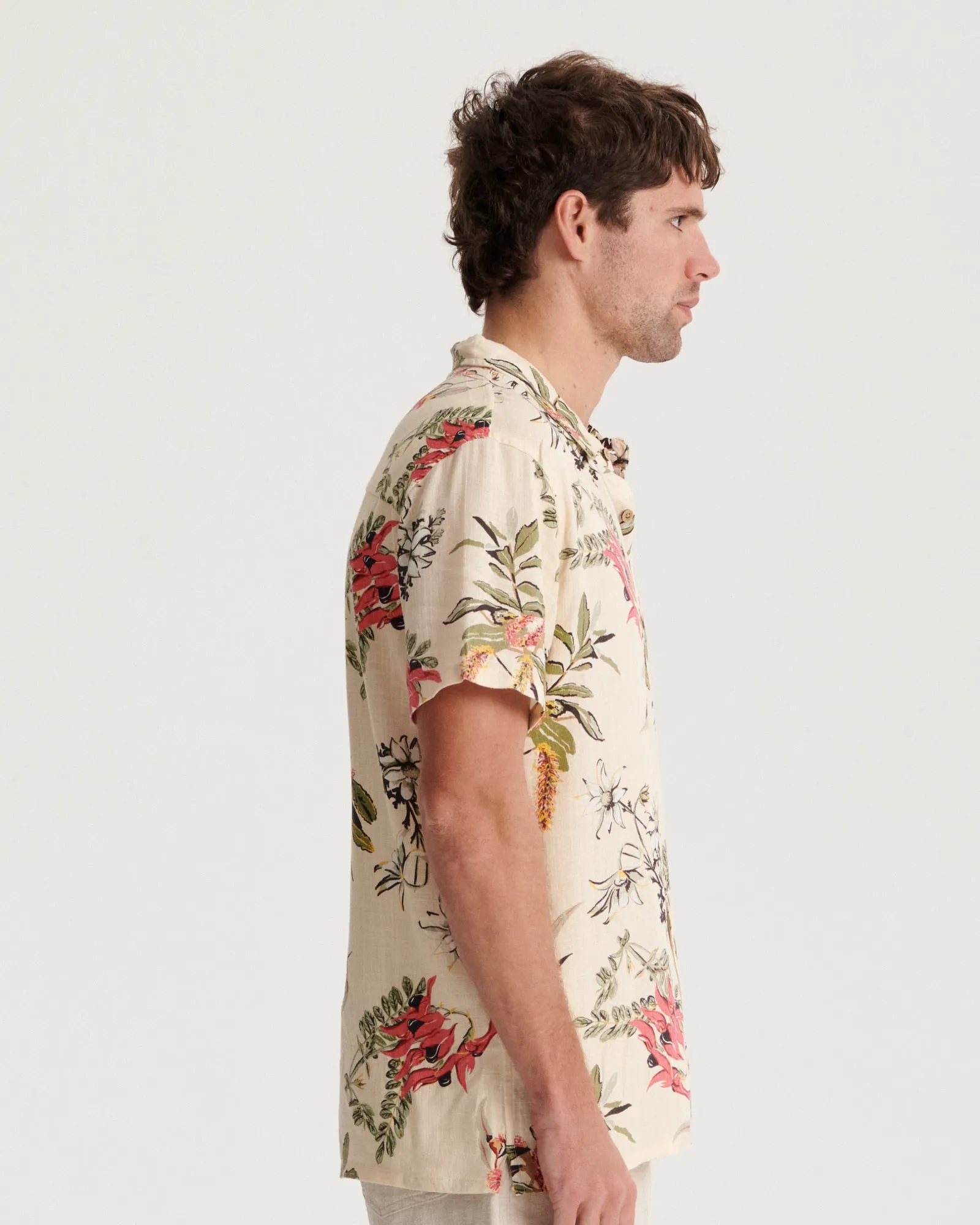 Bushells SS Shirt - Ecru
