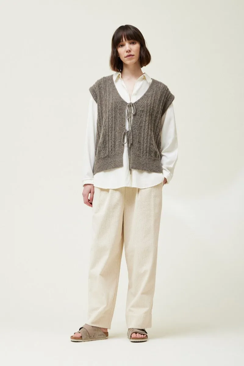 Cable Knit Vest
