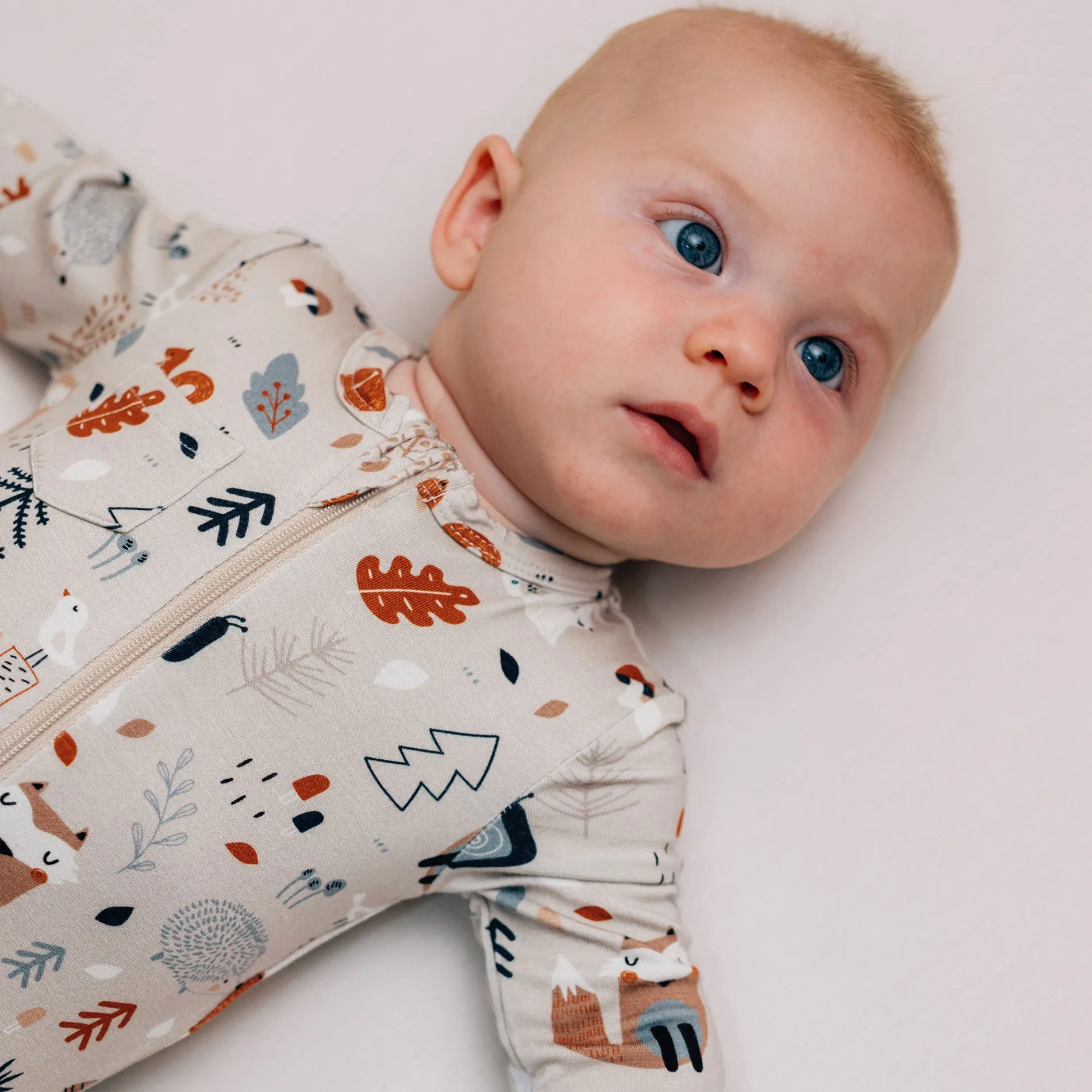 COZY WOODLAND FOOTED JAMMIES