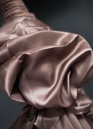 Cupro Light Twill Lining, Bark