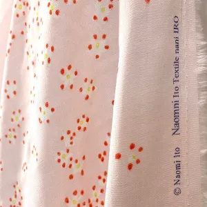 'Edelweiss' Pink, Organic Cotton Double Gauze from Japan by Nani Iro, 41" Wide By the Yard
