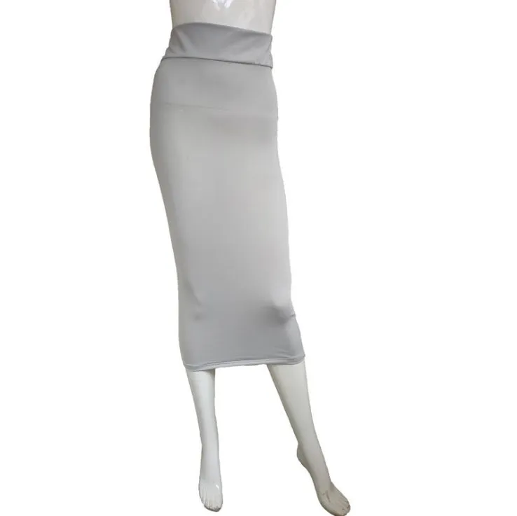 Europe Skirt All-Matching Trendy Unique Minimalist High Waist Hip Flattering Mini Skirt