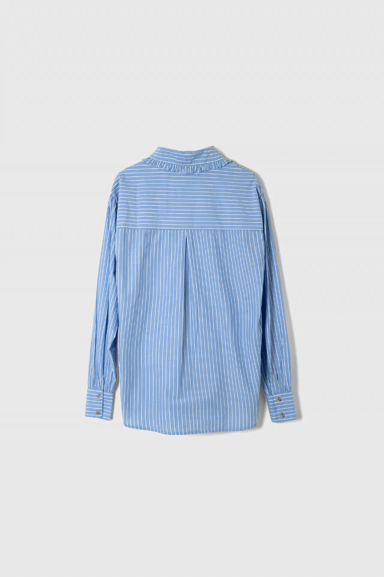 Kendall Ruffle Shirt - Blue