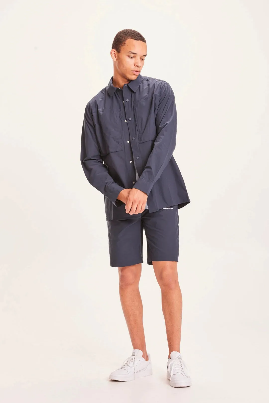 Knowledge Cotton Larch Outdoor Relaxed Fit Shirt - GRS Vegan