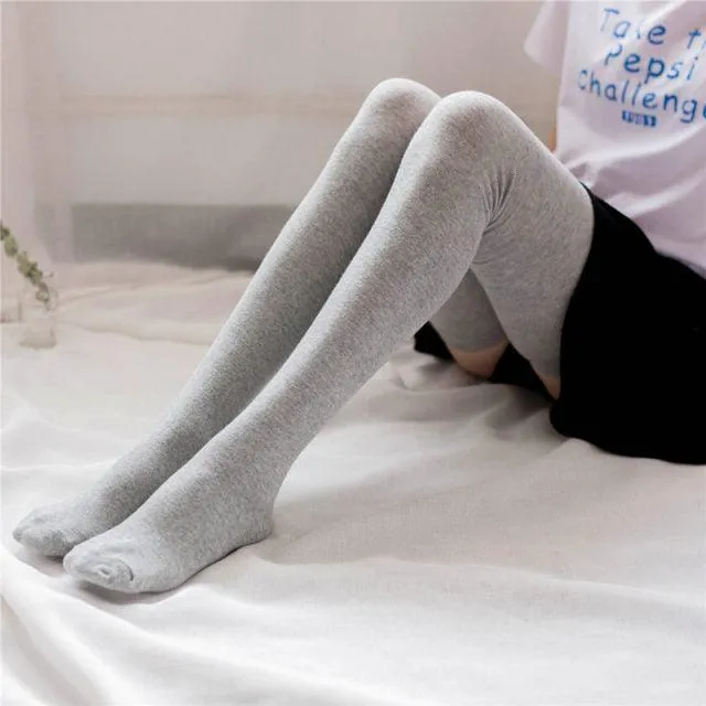 Long Cotton Comfortable Over Knee Stockings