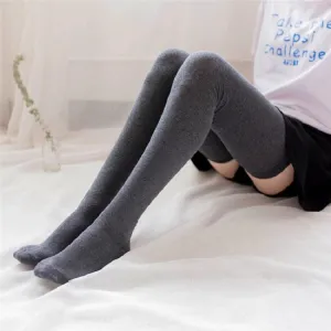 Long Cotton Comfortable Over Knee Stockings