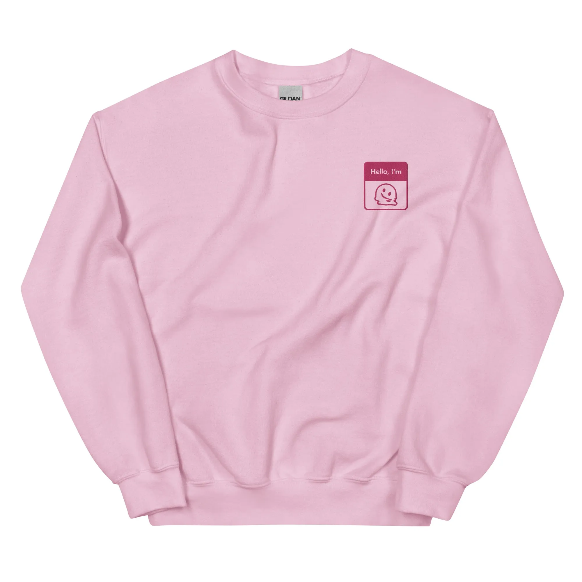Melting Face (Pink) Unisex Sweatshirt