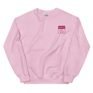 Melting Face (Pink) Unisex Sweatshirt