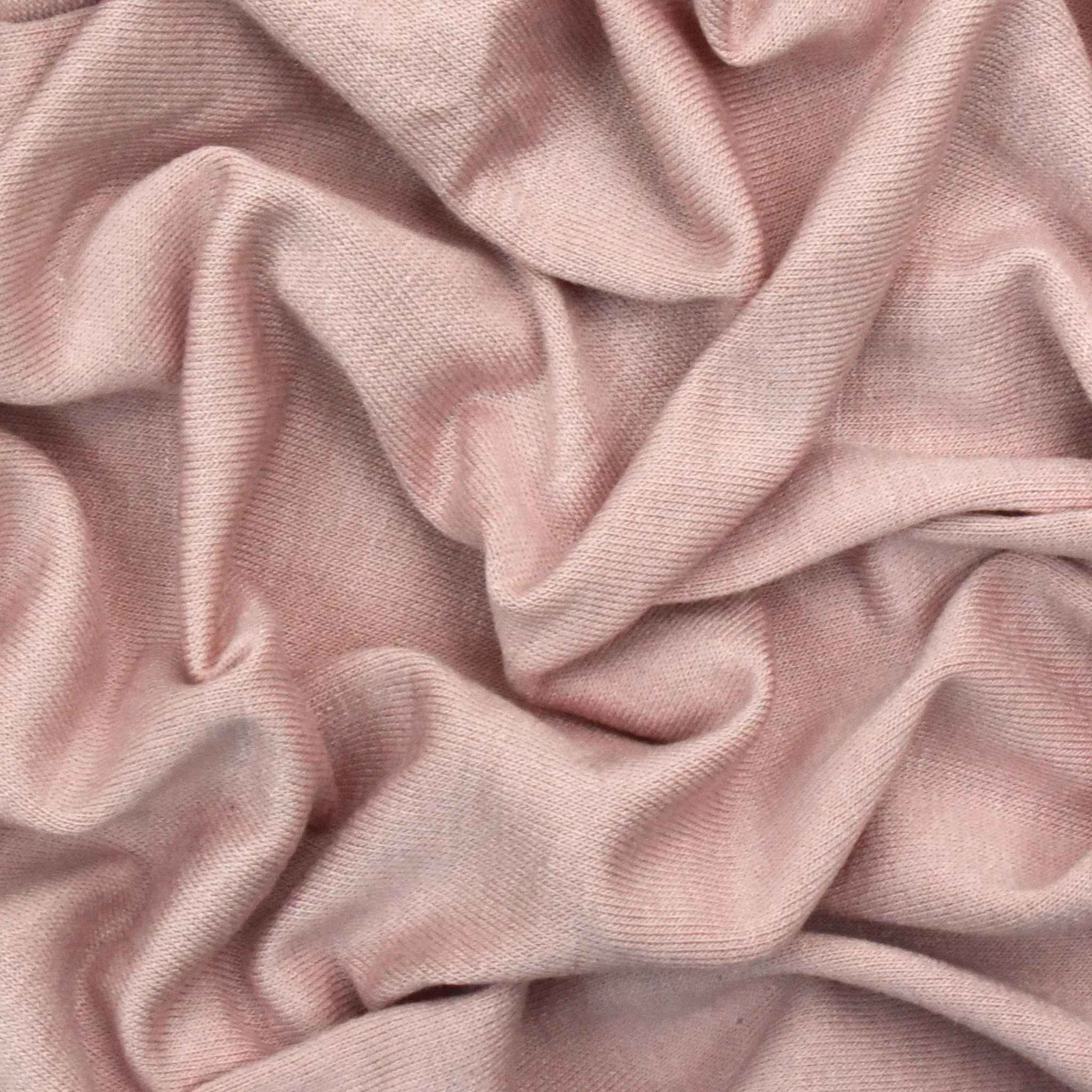 Muted Pink Solid Stretch Jersey Knit Fabric