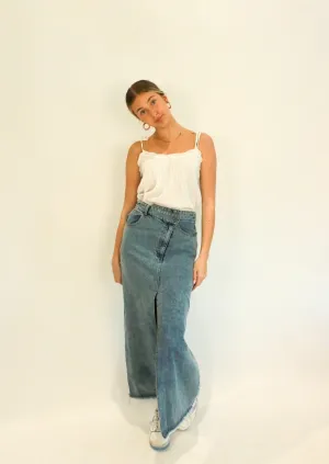 Nova Maxi Skirt | Denim