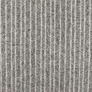 Off Black-White Striped Texture Stretch Jersey Knit Fabric