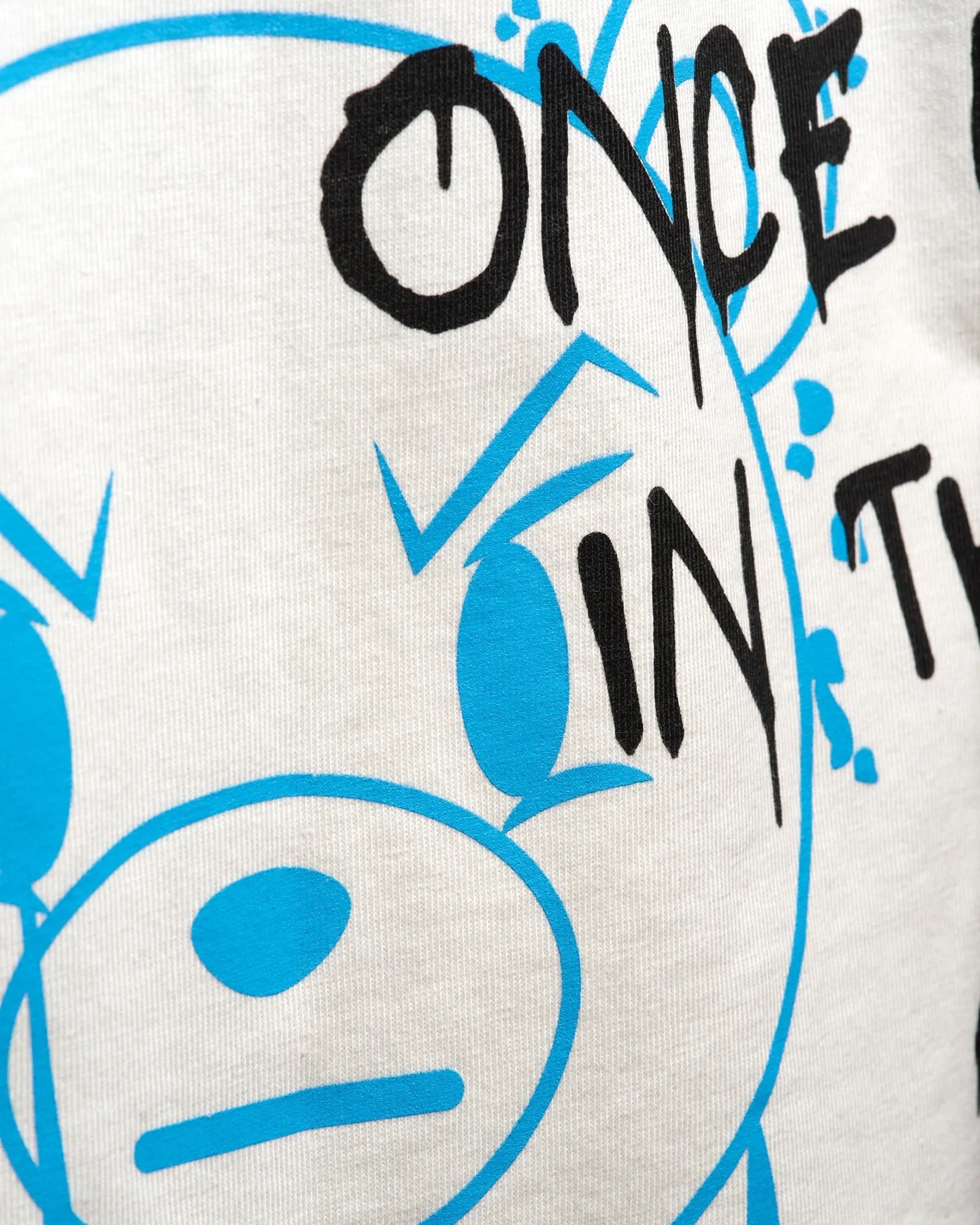 Once Upon a Time Oversized Graphic T-Shirt - Off White