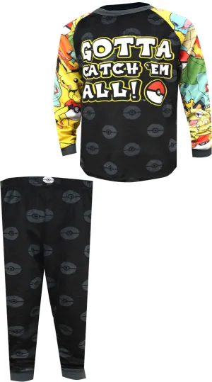 Pokemon Gotta Catch 'Em All Fleece Pajamas