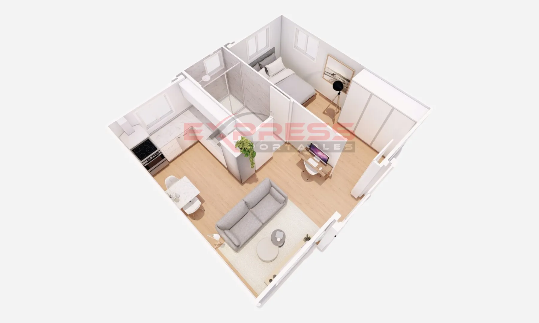 Premium 20ft 1 Bed Type A Expander Home