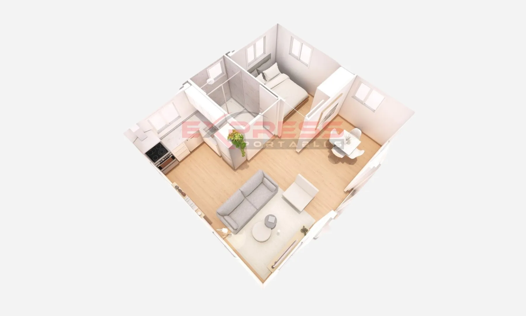 Premium 20ft 1 Bed Type B Expander Home