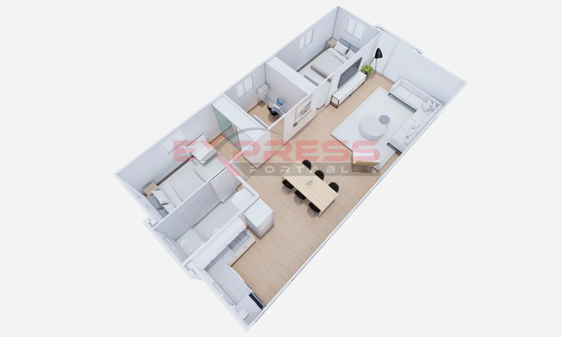 Premium 40ft 2 Bed   Office