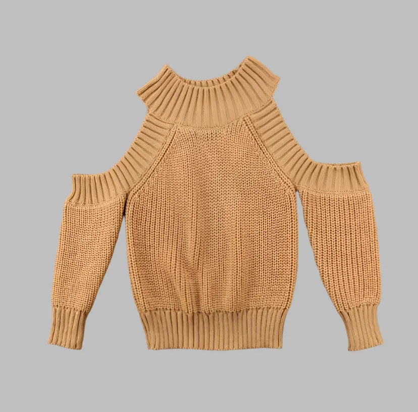"Match in Style: WOMEN Off Shoulder Sweater"