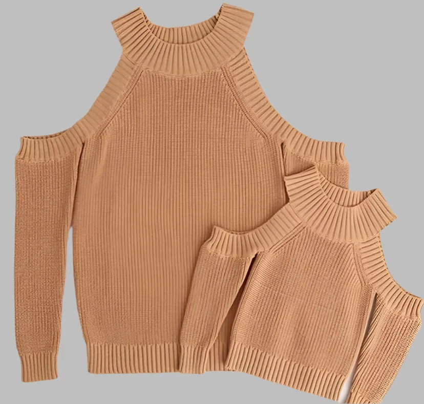 "Match in Style: WOMEN Off Shoulder Sweater"