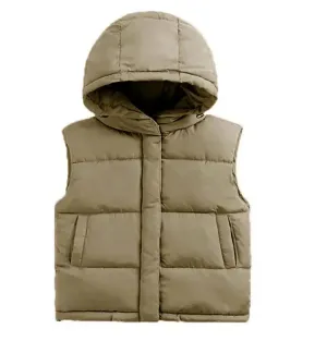 Rocco Children Vest - Olive
