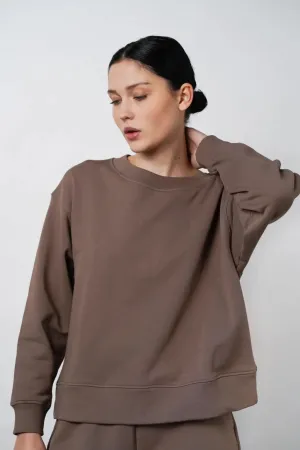 Ruth Sweatshirt Deep Taupe