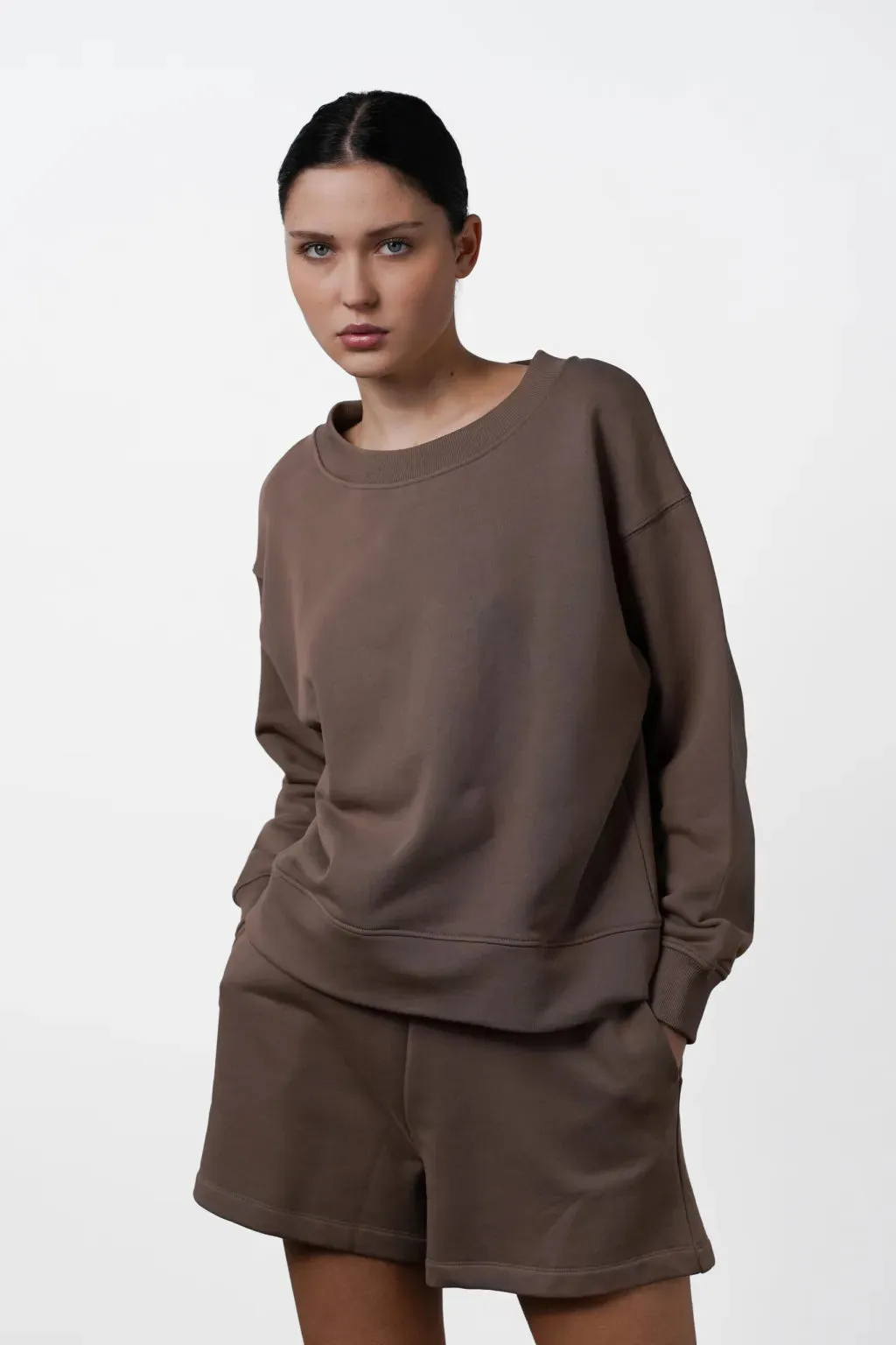 Ruth Sweatshirt Deep Taupe
