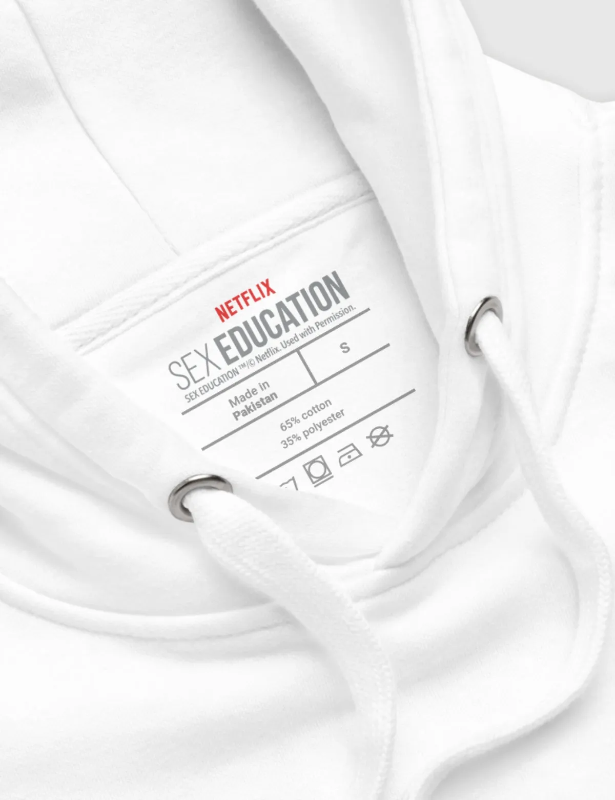 Sex Education Unisex Hoodie [White]