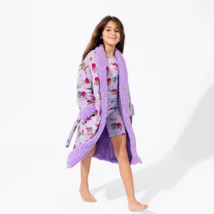 Shimmer and Shine Bamboo Kids Sherpa Robe
