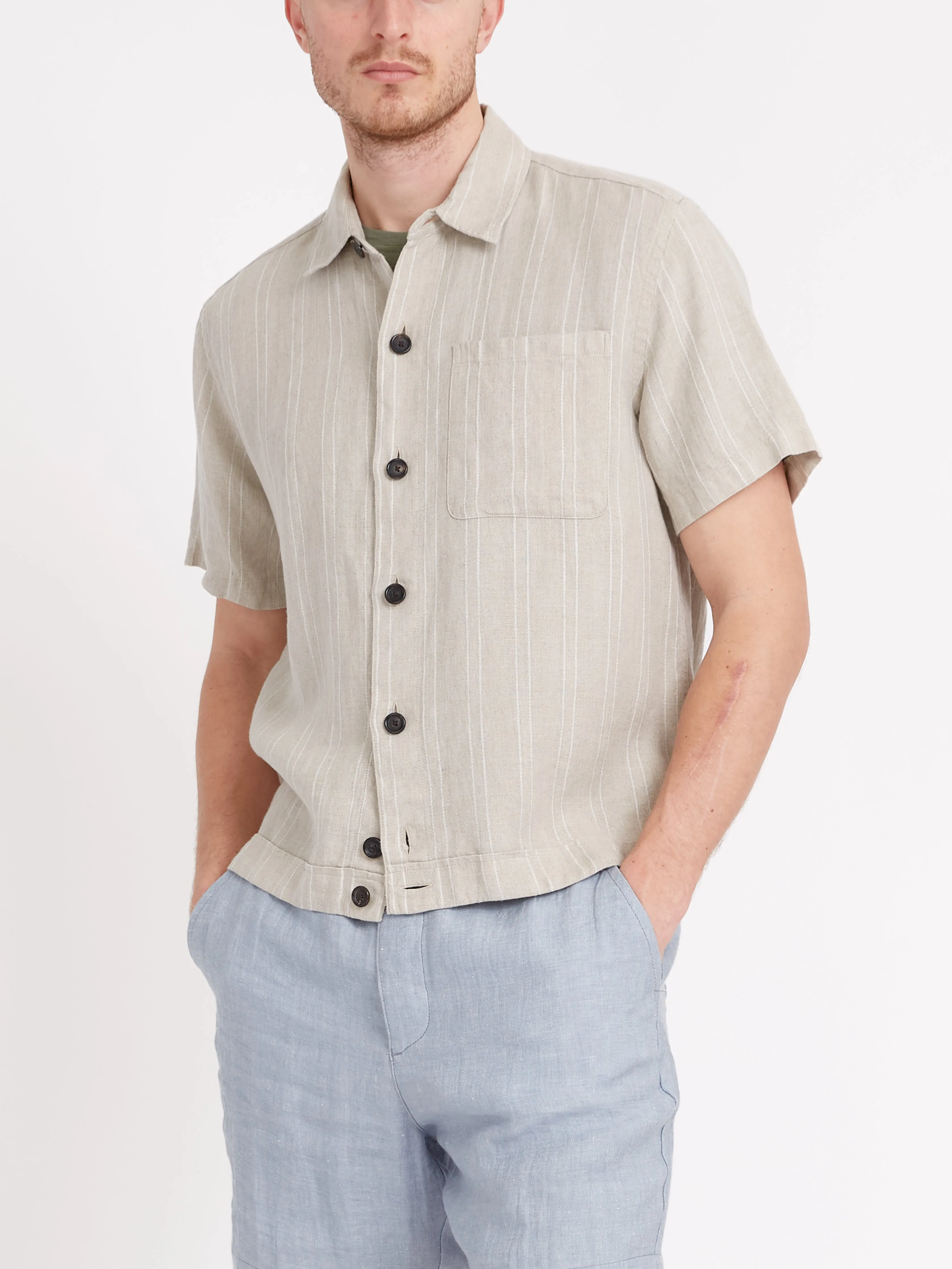 Short Sleeve Milford Shirt Middelboe Sand