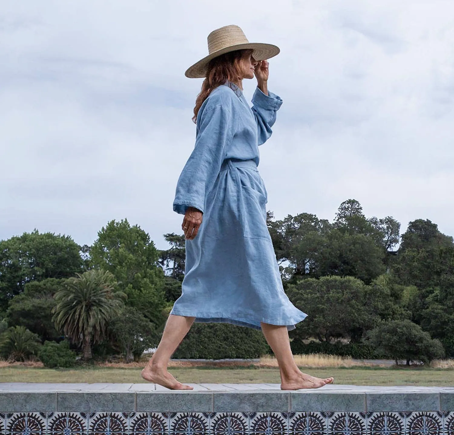 Smooth Linen Robe