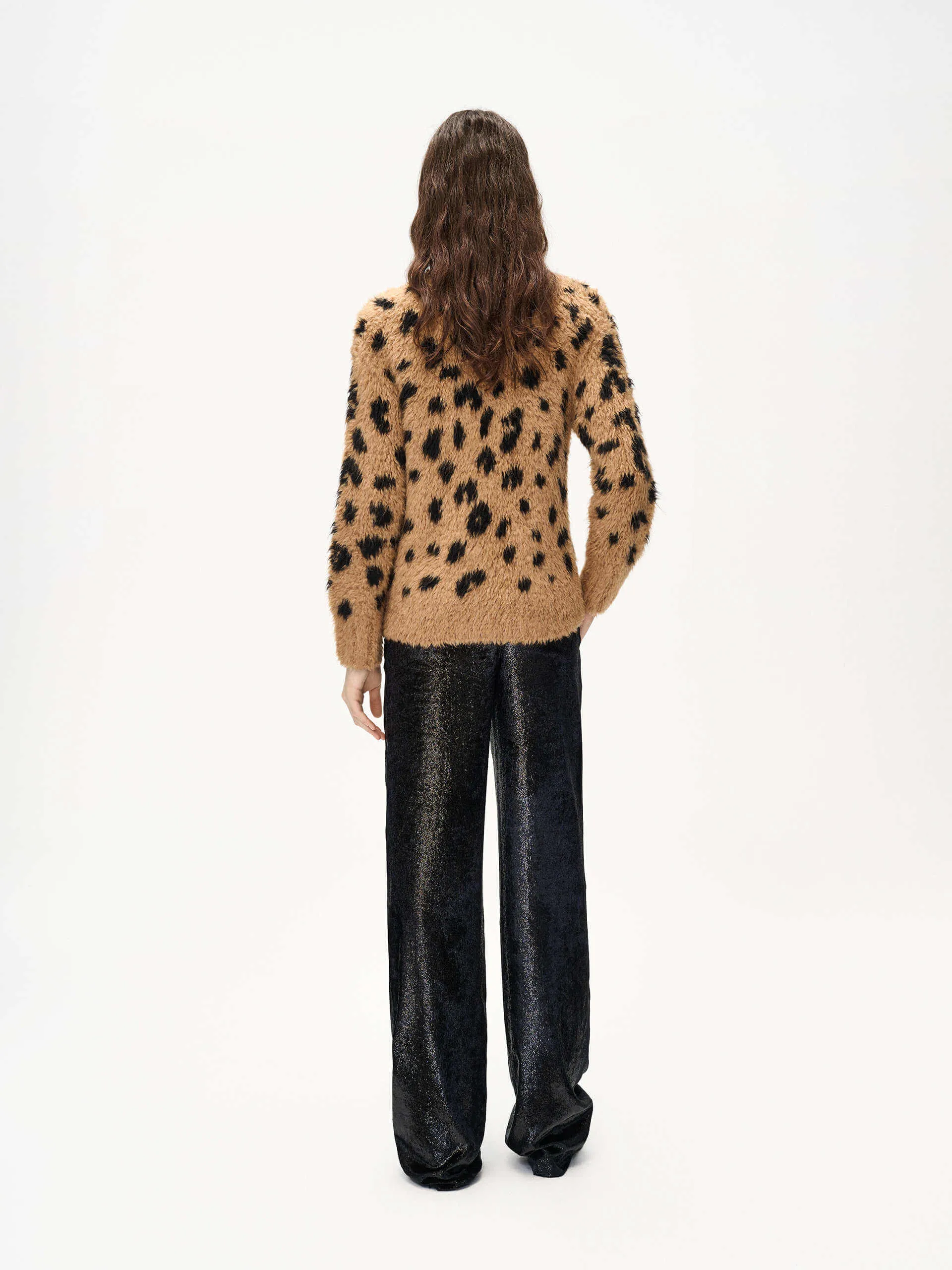 Soft Textured Straight Pants