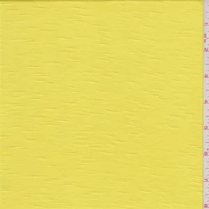 Sunshine Yellow Rayon Slubbed Jersey Knit Fabric