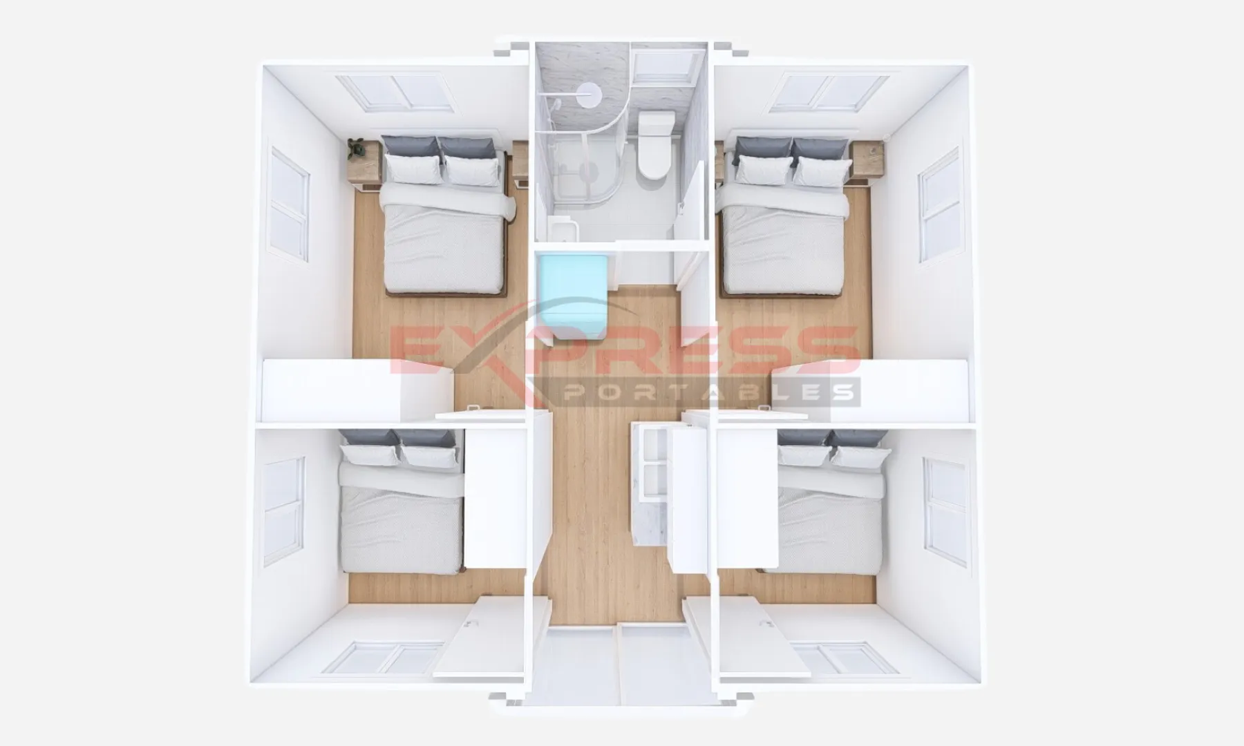 Superior 20ft 4 Bed