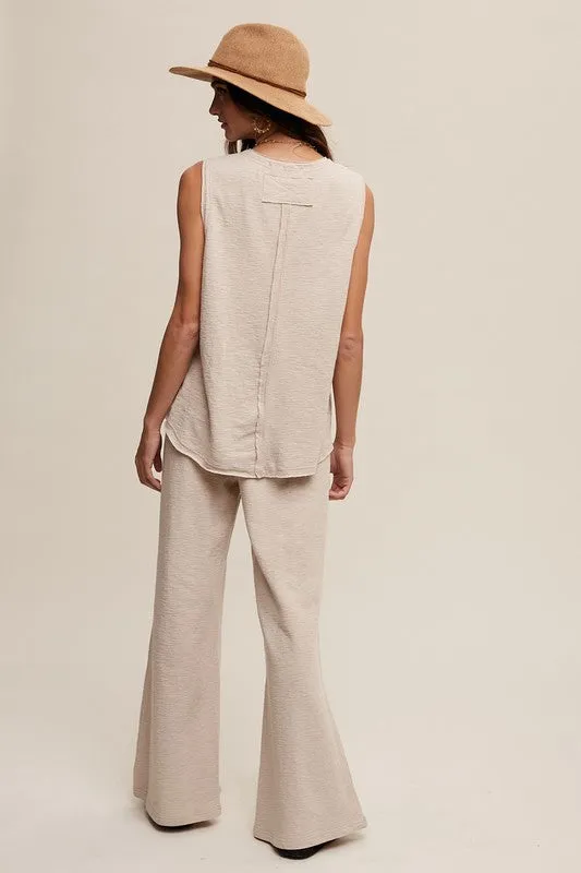 TEEK - Soft Knit Tank Sweatpants Set