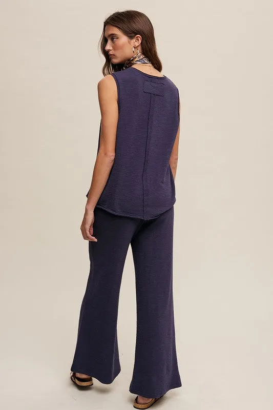 TEEK - Soft Knit Tank Sweatpants Set