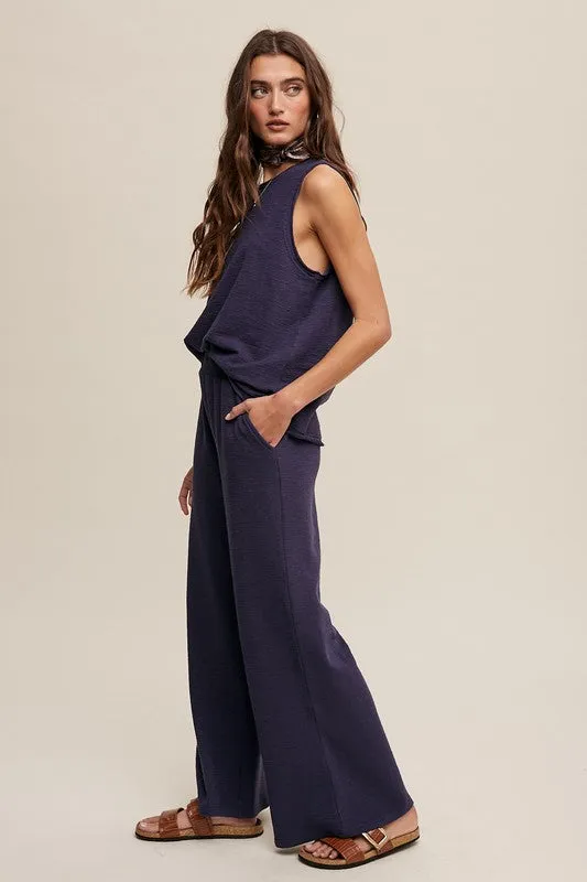 TEEK - Soft Knit Tank Sweatpants Set