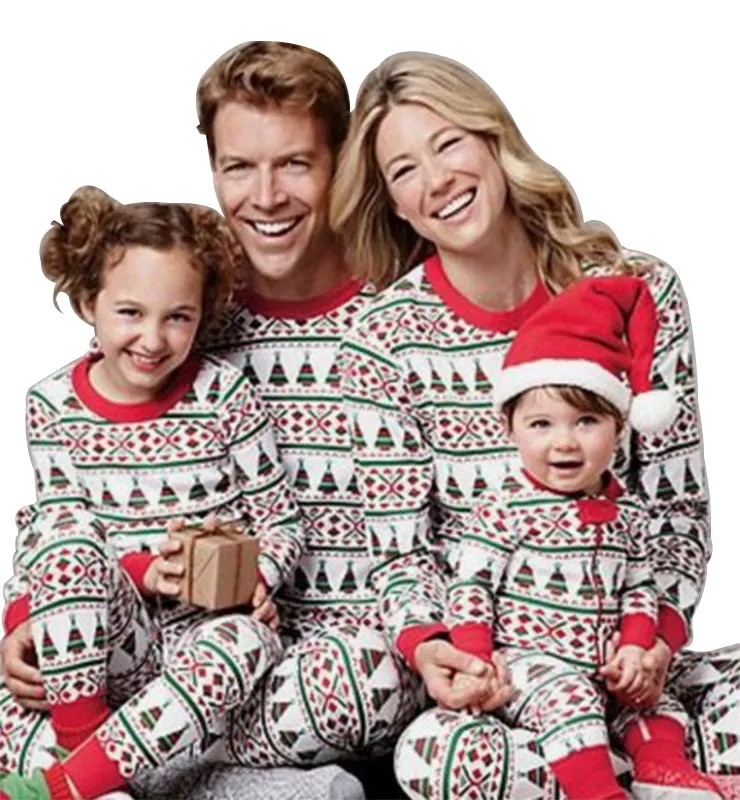 The Clean Room Christmas Family Matching PJs: Holiday Patterns