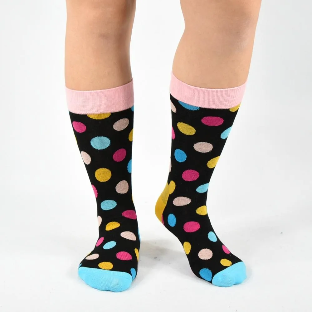 Unisex Colourful Classic dot Pattern Cotton Happy Socks