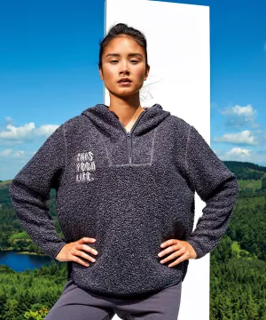 Women's TriDri® sherpa 1/4 zip hoodie